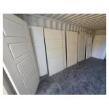Builders Lot: 11-Primed Doors (2 are Exterior)