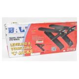 Leverling & Stabilizing 'C' Jacks Travel Trailer
