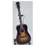 George Strait 'Signed' Mini Guitar w/ Stand 7' T