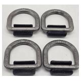 (4) Buyer's Products D-Ring with Bracket 6,130 Lb