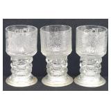 (3) 2001 Lord of the Rings Light-Up Goblets...