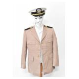 US Navy Hat, Patches, Dress Jacket & Shirt ...
