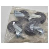 (Set of 4) Caster Wheels 4"