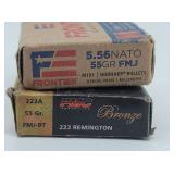 (40rd) Ammo, 20-223 Rem 55gr FMJ-BT &