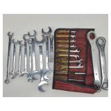(8) Mac Angle Head Wrenches & Proto Ratcheting