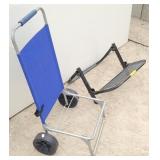 Folding Beach Cart & Adj. Tire Step