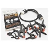 RIGID Vacuum Bag, 220V Pig Tail, Spring Clamps