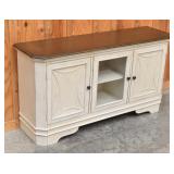 Cottage Distressed Style TV Stand Realyn Ashley