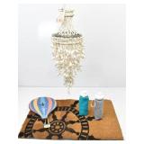 Seashell Wind Chime, Welcome Mat, Hot Aire