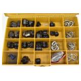 Steel Hardware Organizer Box w/ Electrical Parts