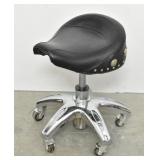 Larin Pneumatic Biker Stool Saddle Stool...