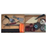 Tools: Hole Saws, Grind Wheels, Putty Knives...
