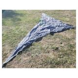 Gray Triangular Sun Shade Sail 15