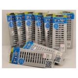 (9) Floor Registers 3" x 10" White Decor Grates