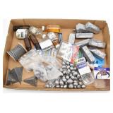 Fishing Lot: Lead Ignots, Hooks, Solder Roll