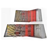 (2) Metal Index Cases w/ Twist Drill Bits