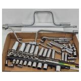 Chrome Plated Sockets, Socket Wrench, Ratchet