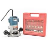 Bosch Router 1604 & 1/4" Shank Carbide Router Bits