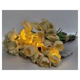 Gloquets ï¿½ Light-Up Decorative Flowers Cream