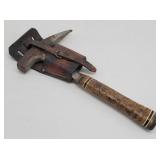 Rock Pick Geologist Hammer Stacked Leather Handle