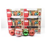 (6) Boxes JUMBO Christmas Lights & 4 Lrg Ornaments