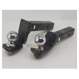 (2) Heavy Duty Drop Hitches w/ 2 5/16" Balls