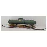 Fiberglass Recurve Bow 55" L  & 12 Arrows...