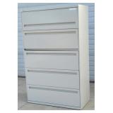 HON 5-Drawer Lateral File Cabinet