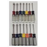 (2) Sets of 7 Craftsman Nut Drivers SAE & MM