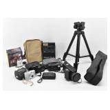 Camera Collection: Sankyo Video Camera, Kodak, ...