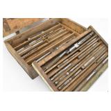 Reamer Set in Wood Case