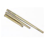 (2) Snap-on Bronze Tapered Punches 3/8" & 7/16"