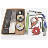 Welding Lot: Rods, Tip Cleaners, Magnet, Spools