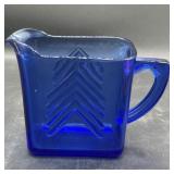 1940s cobalt blue pitcher 4 inch