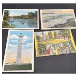 Vintage Vermilion put in bay postcards