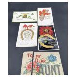 Vintage postcards holidays