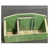 Vintage wooden toolbox