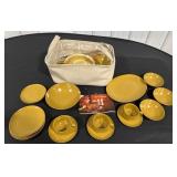 MCM Lenotex ware plastic dishes