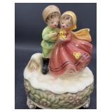 Vintage Japan music box small chip