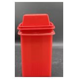 Vintage Tupperware container with strainer