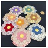 70 vintage quilt fabric blocks