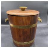MCM wooden ice bucket