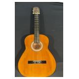 Vintage Flamingo guitar stress crack on handle a