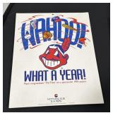 Cleveland Indians Pepsi, cardboard, sign, chief