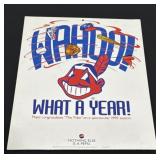 Pepsi chief wahoo Indians cardboard, sign,