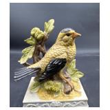 Large bird, the green 6 inch tall