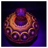 Indiana moon and stars dish with lid lid has