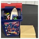 Large amount of Legos /container