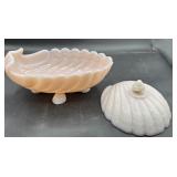 Cambridge, pink Shell glass