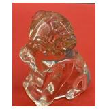Vintage Glass dog candy container